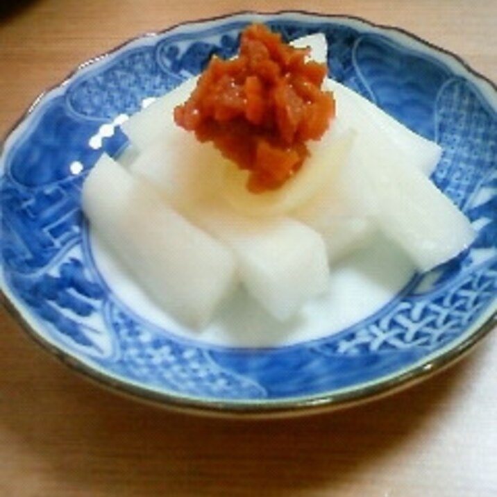 大根の漬物にんにく風味